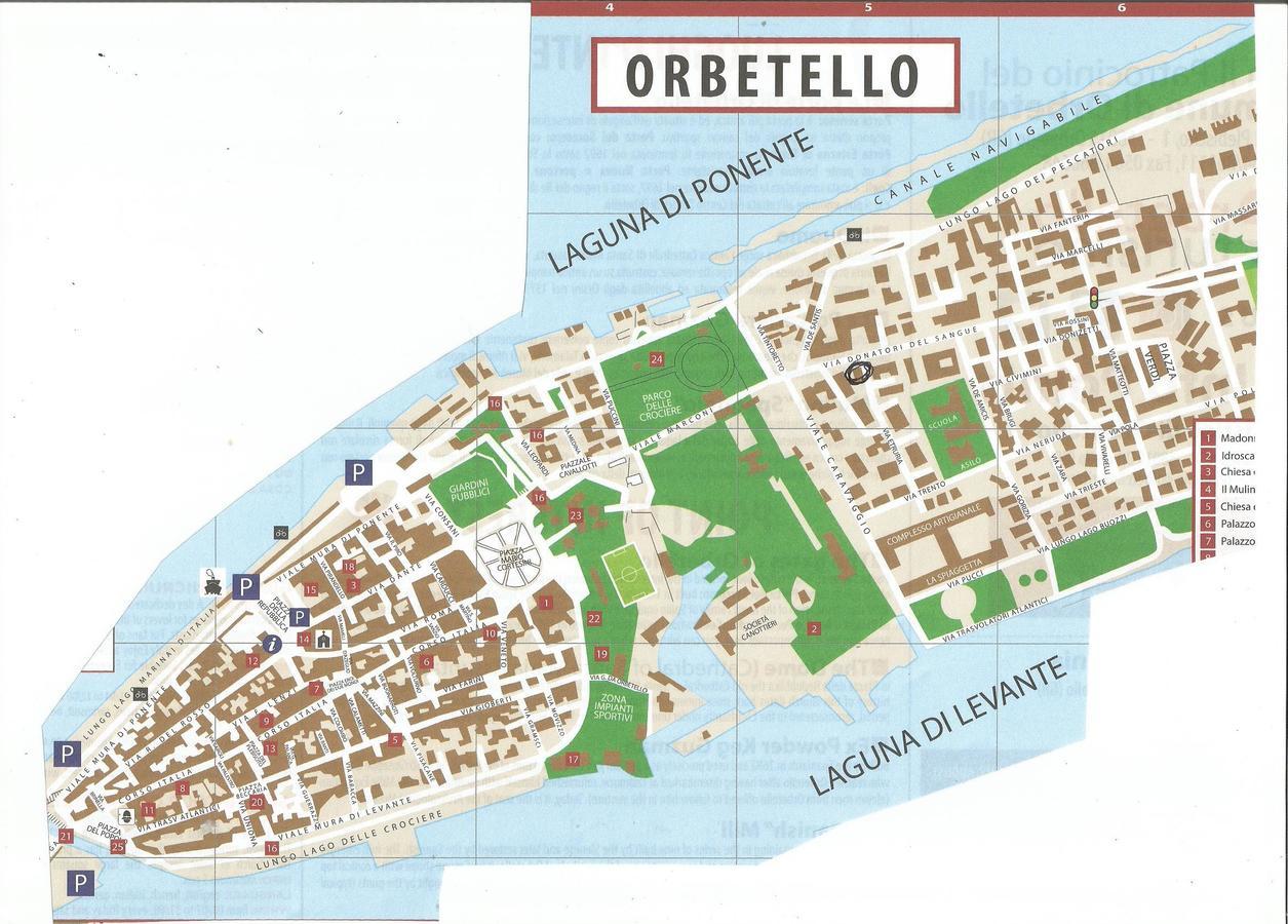 Albergo La Perla Orbetello Dış mekan fotoğraf